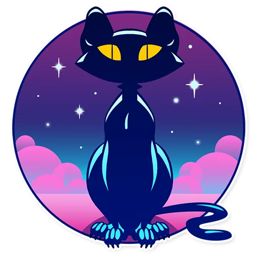 👀 Стикер «The Neon Demon» для Telegram