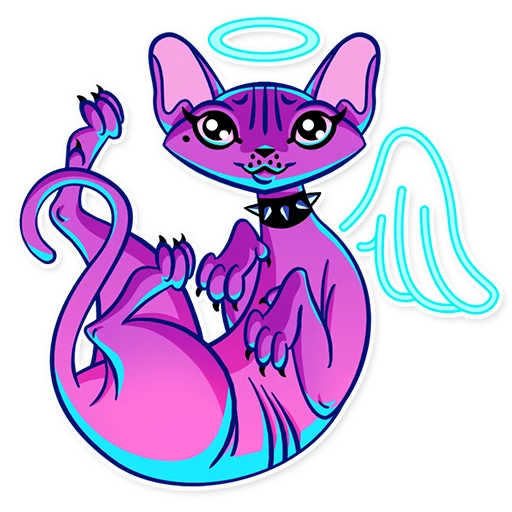 😇 Стикер «The Neon Demon» для Telegram