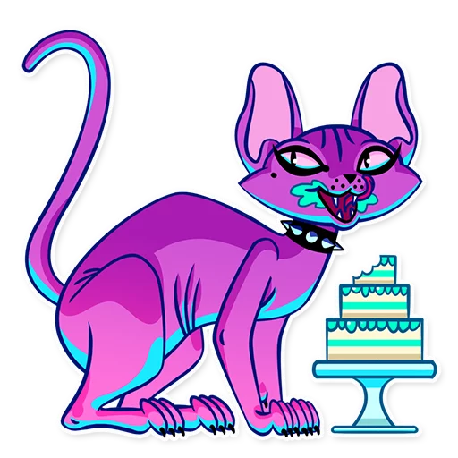 🍰 Стикер «The Neon Demon» для Telegram