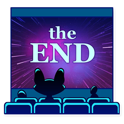 🔚 Стикер «The Neon Demon» для Telegram