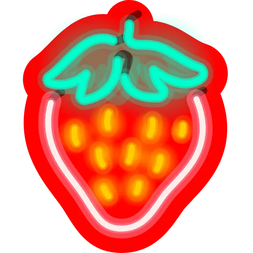 Стикер 38 Neon Emoji