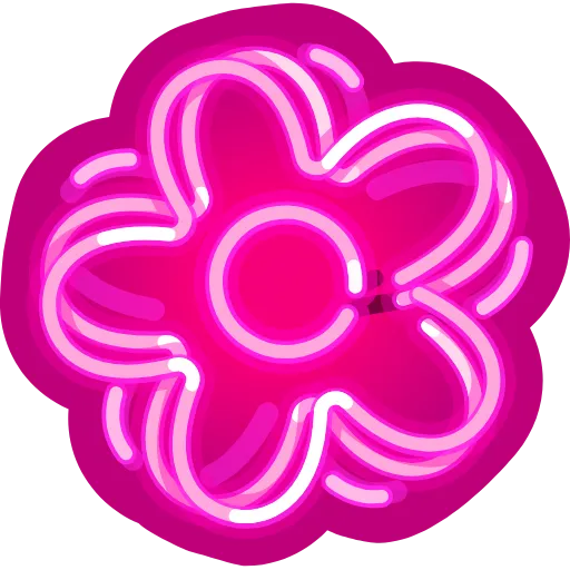 Стикер 41 Neon Emoji