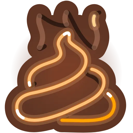 Стикер 49 Neon Emoji