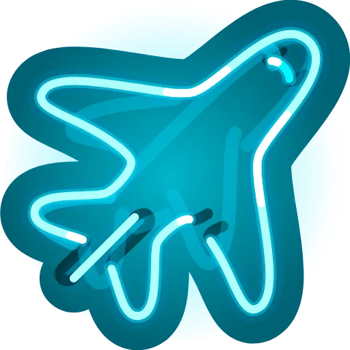 Стикер 40 Neon Emoji