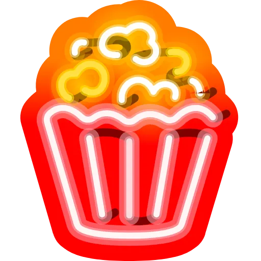 Стикер 35 Neon Emoji