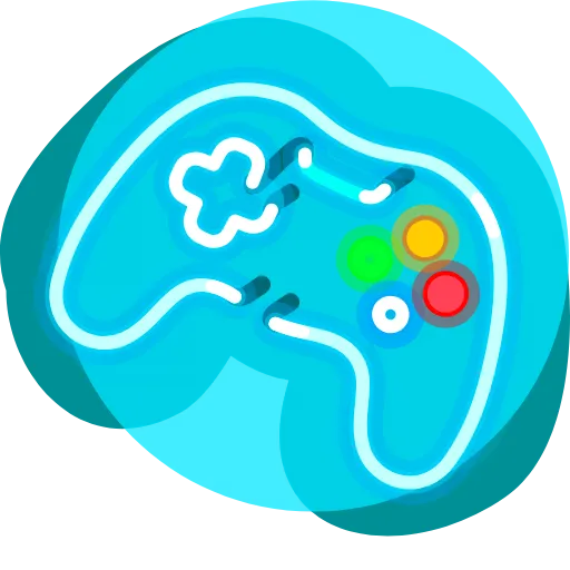 Стикер 18 Neon Emoji