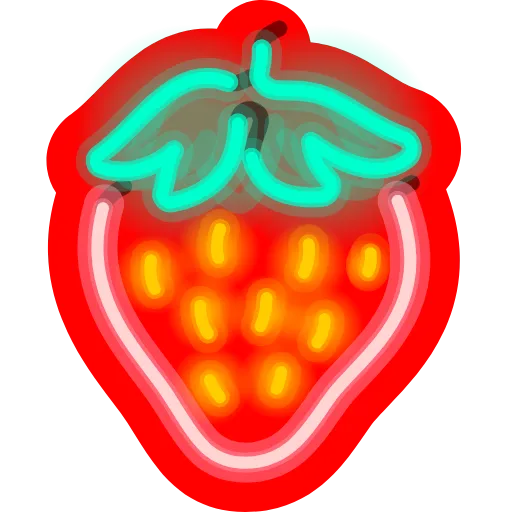 Стикер 38 Neon Emoji