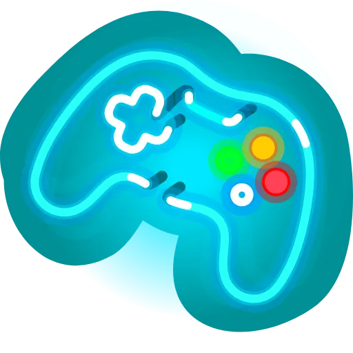 Стикер 18 Neon Emoji