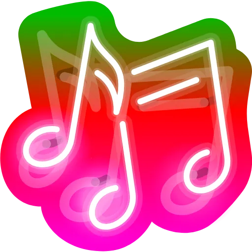Стикер 24 Neon Emoji