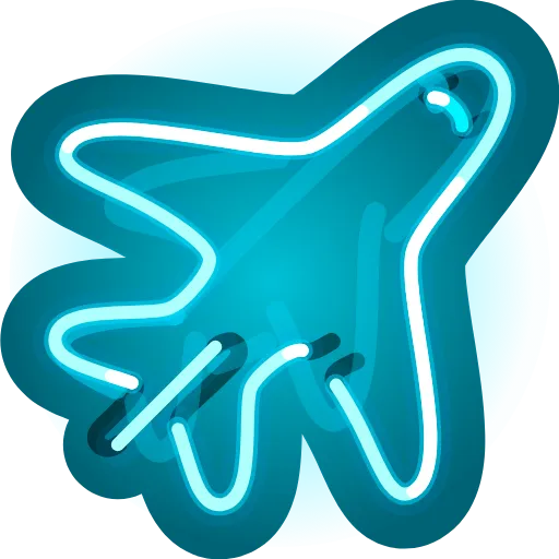 Стикер 40 Neon Emoji