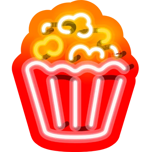 Стикер 35 Neon Emoji