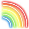 Стикер 4 Neon Emojis