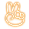 Стикер 32 Neon Emojis
