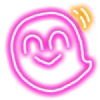 Стикер 58 Neon Emojis