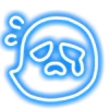 Стикер 59 Neon Emojis