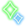 Стикер 20 Neon Emojis
