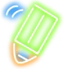 Стикер 35 Neon Emojis