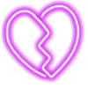 Стикер 54 Neon Emojis