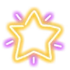 Стикер 24 Neon Emojis
