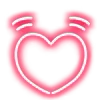 Стикер 42 Neon Emojis