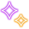 Стикер 21 Neon Emojis