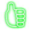 Стикер 31 Neon Emojis