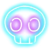 Стикер 2 Neon Emojis
