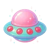 Стикер 28 🫖 Neon Glossy - розовые эмодзи