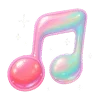 Стикер 43 🫖 Neon Glossy - розовые эмодзи