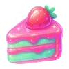 Стикер 3 🫖 Neon Glossy - розовые эмодзи
