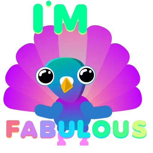 😬 Стикер «Neon Pigeon» для Telegram