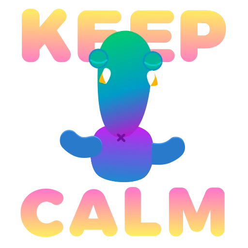 😌 Стикер «Neon Pigeon» для Telegram