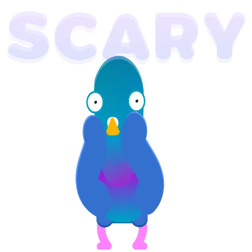 😱 Стикер «Neon Pigeon» для Telegram