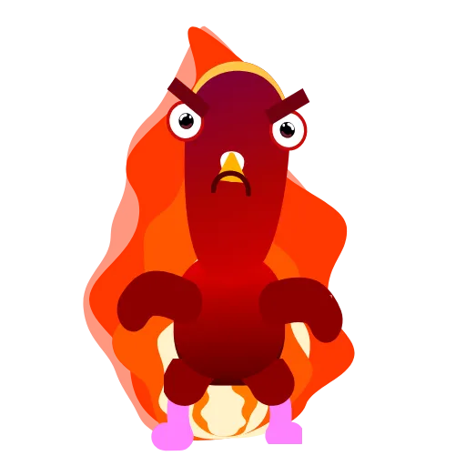 Стикер 12 Neon Pigeon