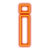 Стикер 13 Неоновые шрифты / Neon #font