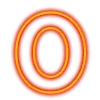Стикер 39 Неоновые шрифты / Neon #font