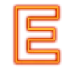 Стикер 7 Неоновые шрифты / Neon #font