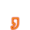 Стикер 50 Неоновые шрифты / Neon #font