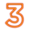 Стикер 42 Неоновые шрифты / Neon #font