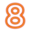 Стикер 47 Неоновые шрифты / Neon #font