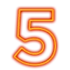 Стикер 44 Неоновые шрифты / Neon #font