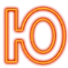 Стикер 37 Неоновые шрифты / Neon #font