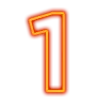 Стикер 40 Неоновые шрифты / Neon #font