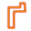 Стикер 5 Неоновые шрифты / Neon #font