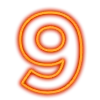 Стикер 48 Неоновые шрифты / Neon #font