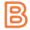 Стикер 61 Неоновые шрифты / Neon #font