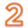 Стикер 41 Неоновые шрифты / Neon #font