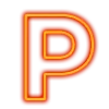 Стикер 23 Неоновые шрифты / Neon #font