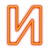 Стикер 12 Неоновые шрифты / Neon #font