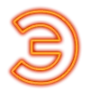 Стикер 36 Неоновые шрифты / Neon #font